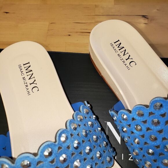 IMNYC Isaac Mizrahi Open Toe Studded Sandal - Picture 2 of 5